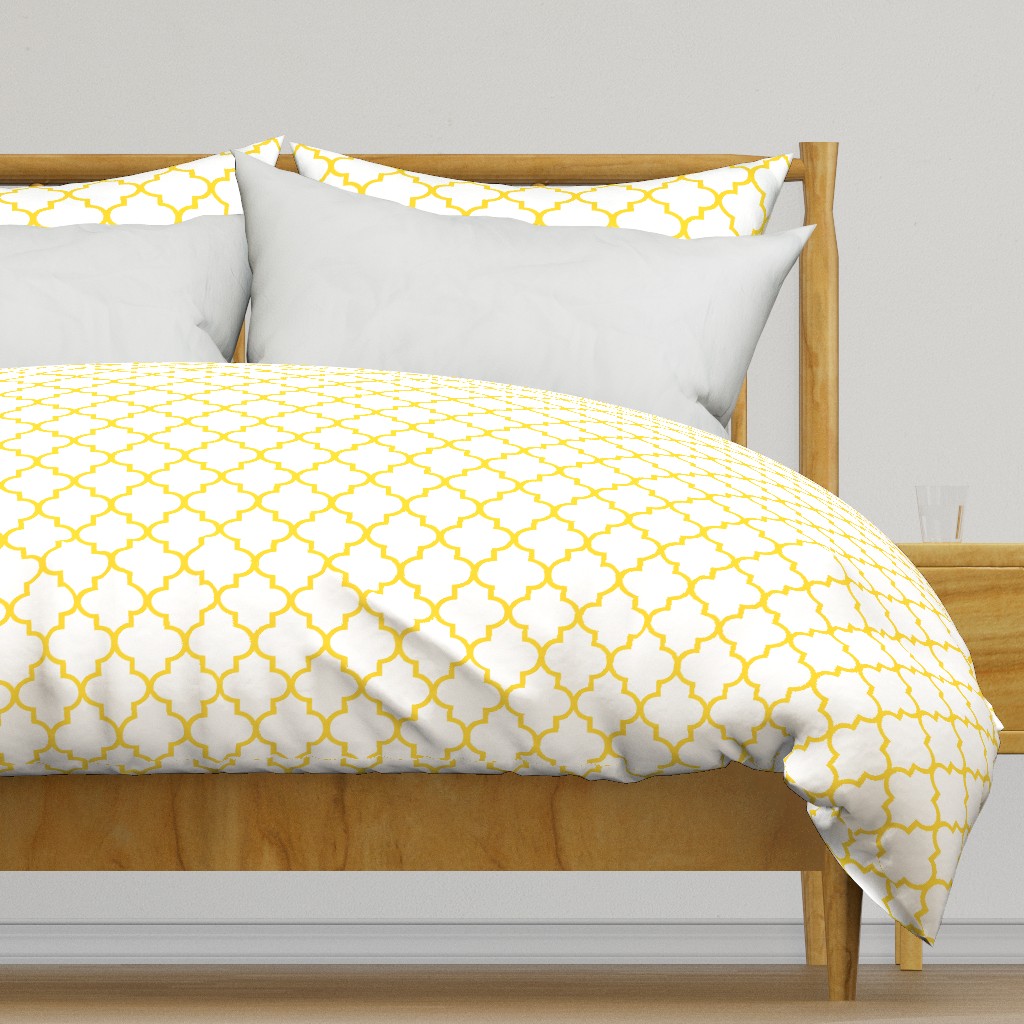 Lemon Quatrefoil