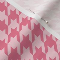 The Houndstooth Check ~ Pink Dawn