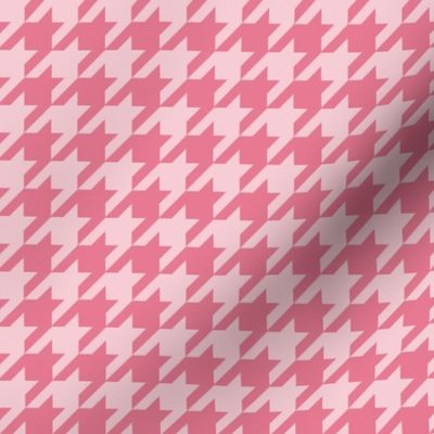 The Houndstooth Check ~ Pink Dawn