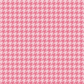 The Houndstooth Check ~ Pink Dawn