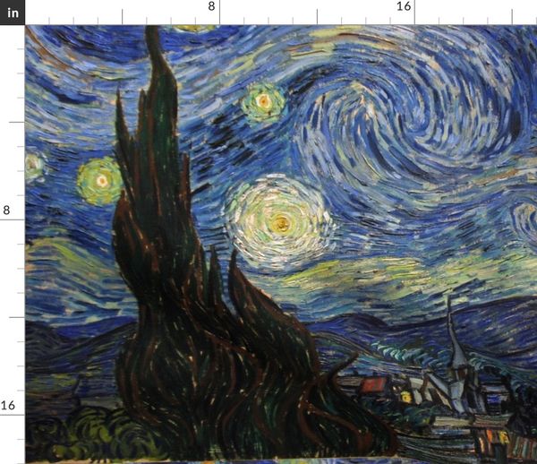 MOMA-01-1-Vincent-Van-Gogh-Starry-Night- - Spoonflower