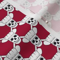 Chef Skull Small- Red