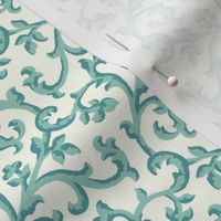 Turquoise Scroll