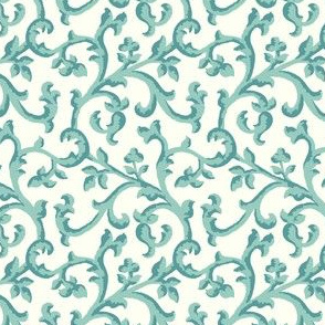 Turquoise Scroll