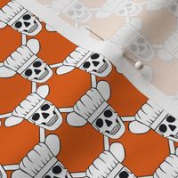 Chef Skull Small-Orange