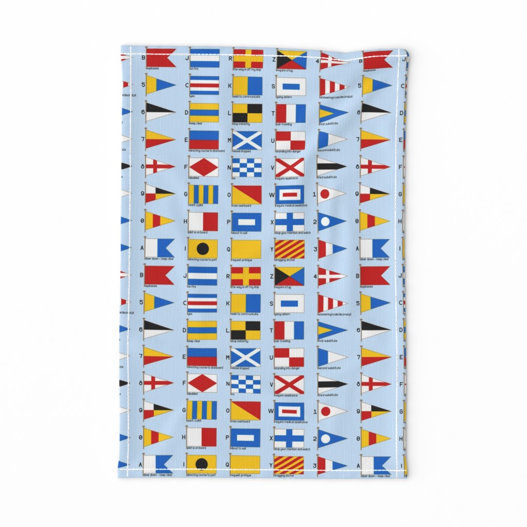 01958929 : nautical signalling flags