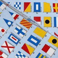 01958929 : nautical signalling flags