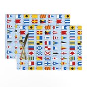 01958929 : nautical signalling flags