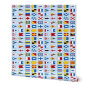 01958929 : nautical signalling flags