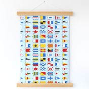 01958929 : nautical signalling flags