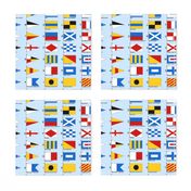 01958929 : nautical signalling flags