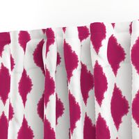 Ink blot Ikat pink