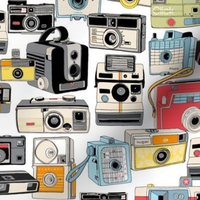 Make it Snappy! || hand-drawn vintage cameras