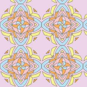 pinwheel kaleidoscope-pastel