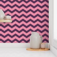 Rock Princess Chevron (Purple & Pink)