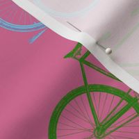 Bicycles in Retro Pink