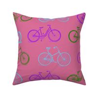 Bicycles in Retro Pink