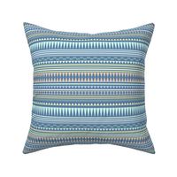 Aztec Stripe Blue