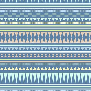 Aztec Stripe Blue