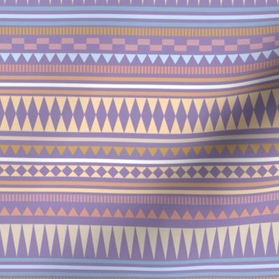 Aztec Stripe Purple