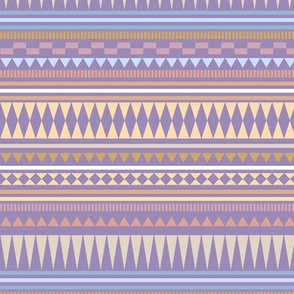 Aztec Stripe Purple