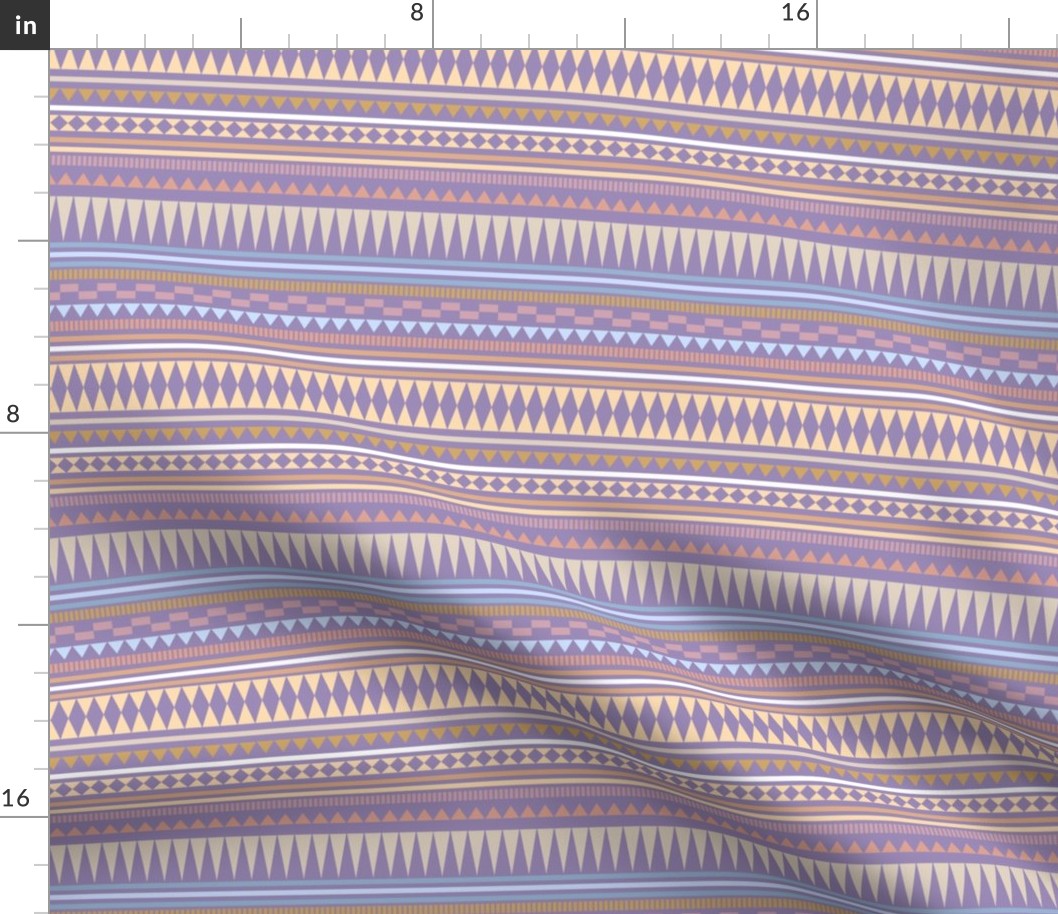 Aztec Stripe Purple