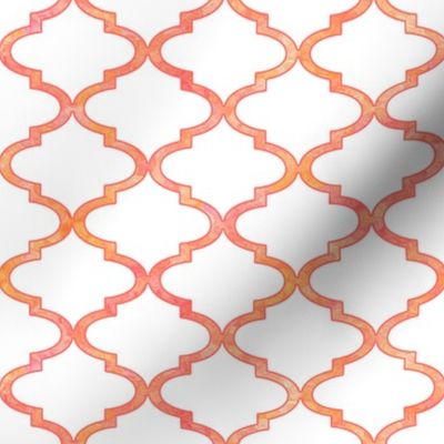 Patterned rose Moroccan quatrefoil by Su_G_©SuSchaefer