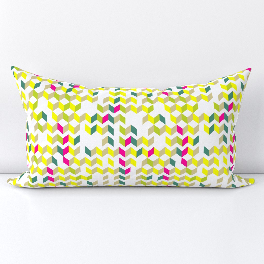 Broken Skinny Chevron in Neon