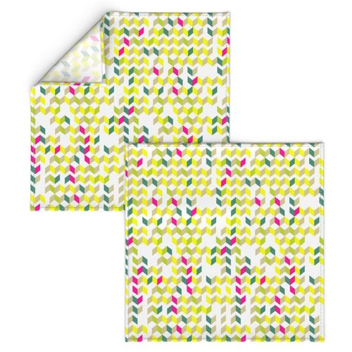 Broken Skinny Chevron in Neon