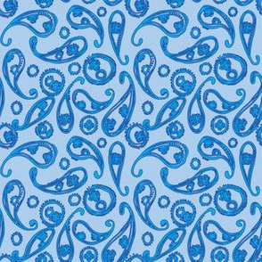 Blue Paisley pattern