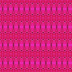 pink flowers and dots