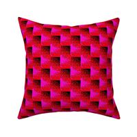 3d pink and red zig zag