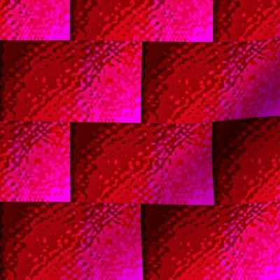red and pink marble zig zag batik