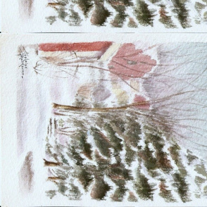 Winter Tree Scene_Adelaide Watercolor