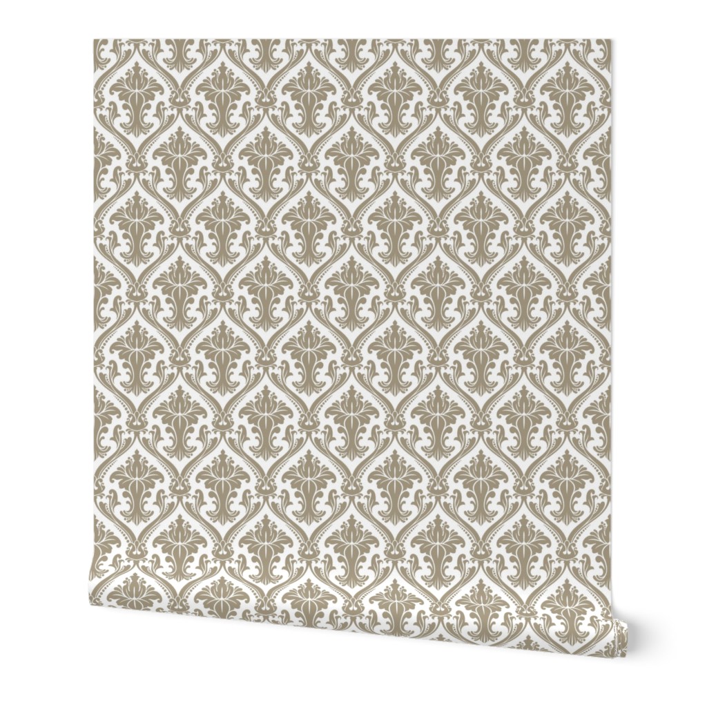 Cream Damask