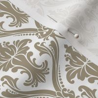 Cream Damask