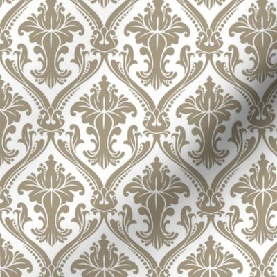 Cream Damask