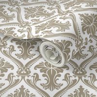 Cream Damask