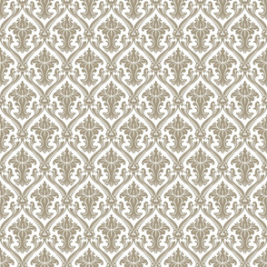 Cream Damask