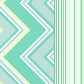 Chevron Border With Mini Stripes! - Lure - Venture - Â© PinkSodaPop 4ComputerHeaven.com