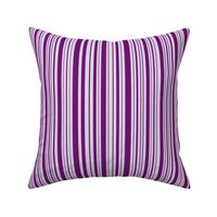 BeeHappy stripe - deep purple & pale lavender