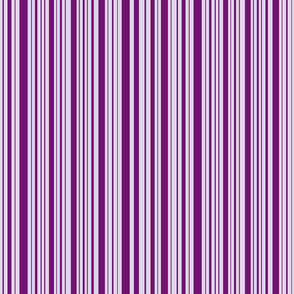 BeeHappy stripe - deep purple & pale lavender