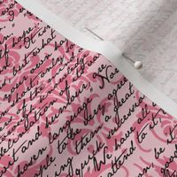 Pink Dawn ~ Jane Austen Damask