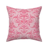 Pink Dawn Over Wuthering Heights Damask