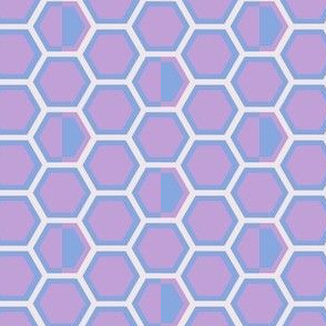 Hexagon Halfsies! - Desert Night - Desert Night Hex - Â© PinkSodaPop 4ComputerHeaven.com