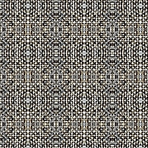 Winsor Weave - brown, charcoal, white, silver