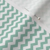 Small Teal Chevron