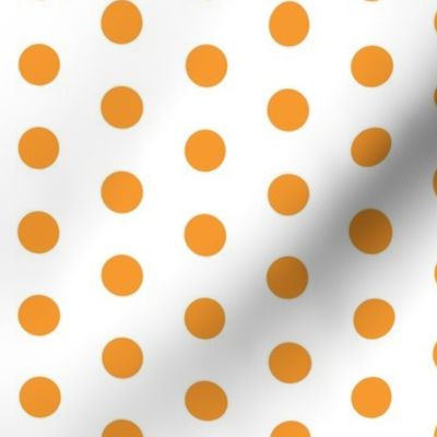 Orange Dots on White