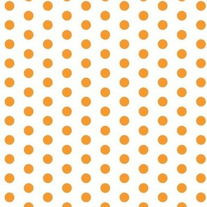 Small Orange Dots on White