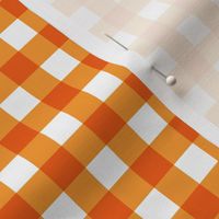 Orange Gingham